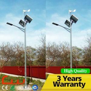 60W 8m Pole Wind Solar Hybrid Power System LED Street Lighting