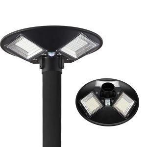 Super Brightness ABS UFO Light IP66 Waterproof All in One 150W 300W LED Solar Power Garden Bollard Light