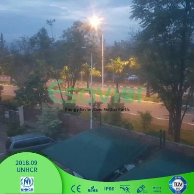8 Years Life-Span LiFePO4 Battery All in One Solar Street Light Outdoor LED Lighting