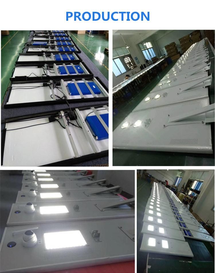 High Quality Project DC12/24V 30W 40W 60W 80W 100W 120W LED All in Two Solar Street Light