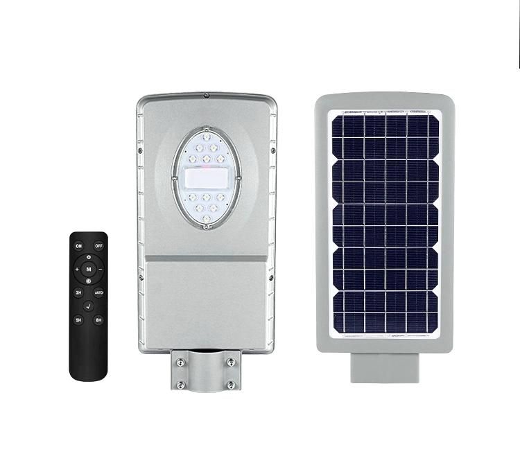 New All in One Industrial Streetlight Aluminum Integrated Solar LED Street Lights 60W 100W 200W 300W 500W Outdoor with Pole
