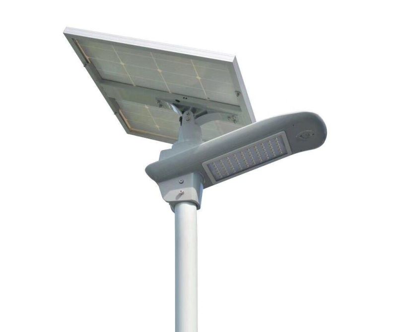 New Model Bluetooth Aluminum Motion Sensor LED All in One Semi-Split Solar Street Light