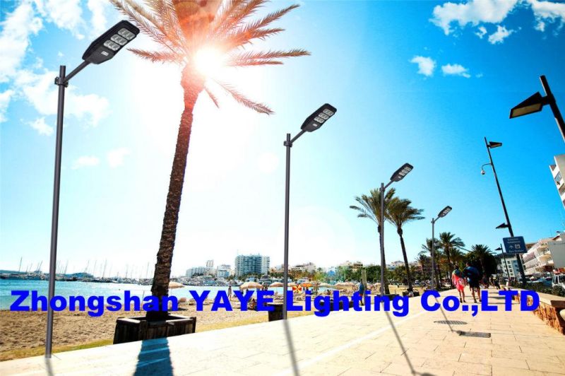 Yaye Hottest Sell 200 Watt Outdoor Solar LED Street/Road/Garden Integrated All in One Remote Motion IP65 Lamp with Available Watt: 100W/200W/300W Stock 1000PCS