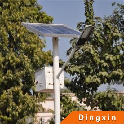 6m Solar LED Street Lights with LiFePO4 30ah Storage 12V Lithium Battery