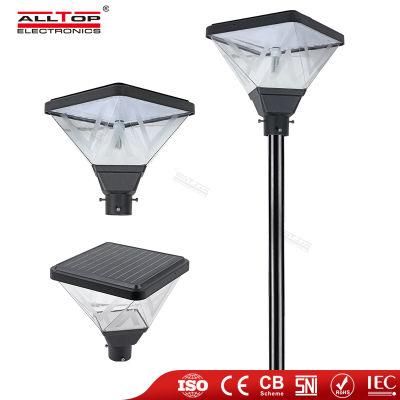 Alltop High Brightness IP65 Waterproof All in One Integrated 20W Landscape Lawn Park Outdoor LED Solar Garden Light Decorative