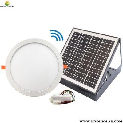 AC Support Nonstop Working Round Solar LED Panel Ceiling Lights