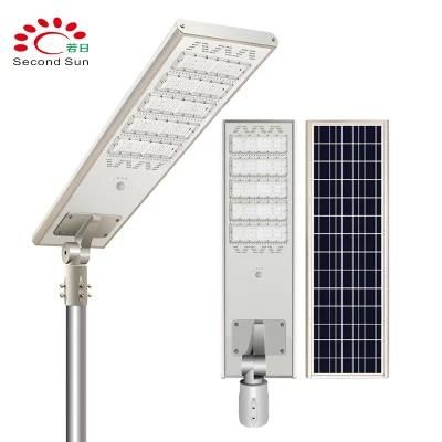 ISO9001 CE RoHS Manufacturer for 40W 60W 100W 120W IP66 All in One Solar Powered LED Street Lights