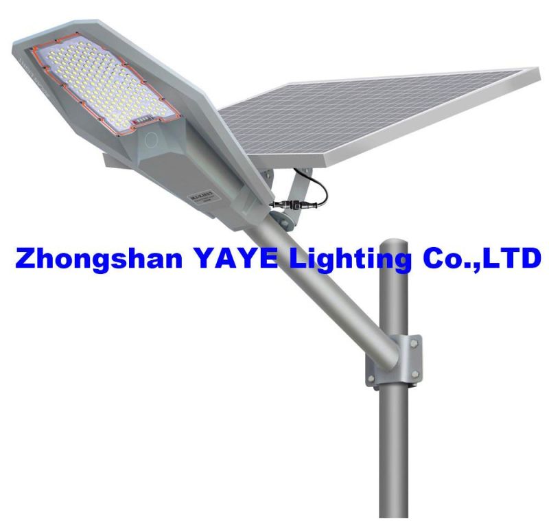Yaye 2022 Hottest Sell 300W Waterproof IP67 Aluminum LED Solar Street Road Wall Garden Light with Remote Controller/Available Watt: 100W-400W/1000PCS Stock