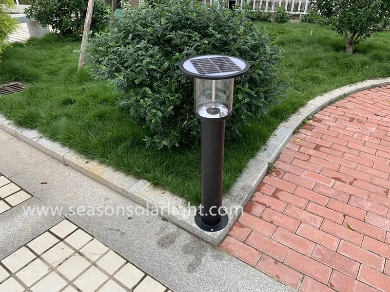 High Lumen 80cm LED Lamp Garden Pathway Light Outdoor Solar Bollard Light with 5W Solar Panel