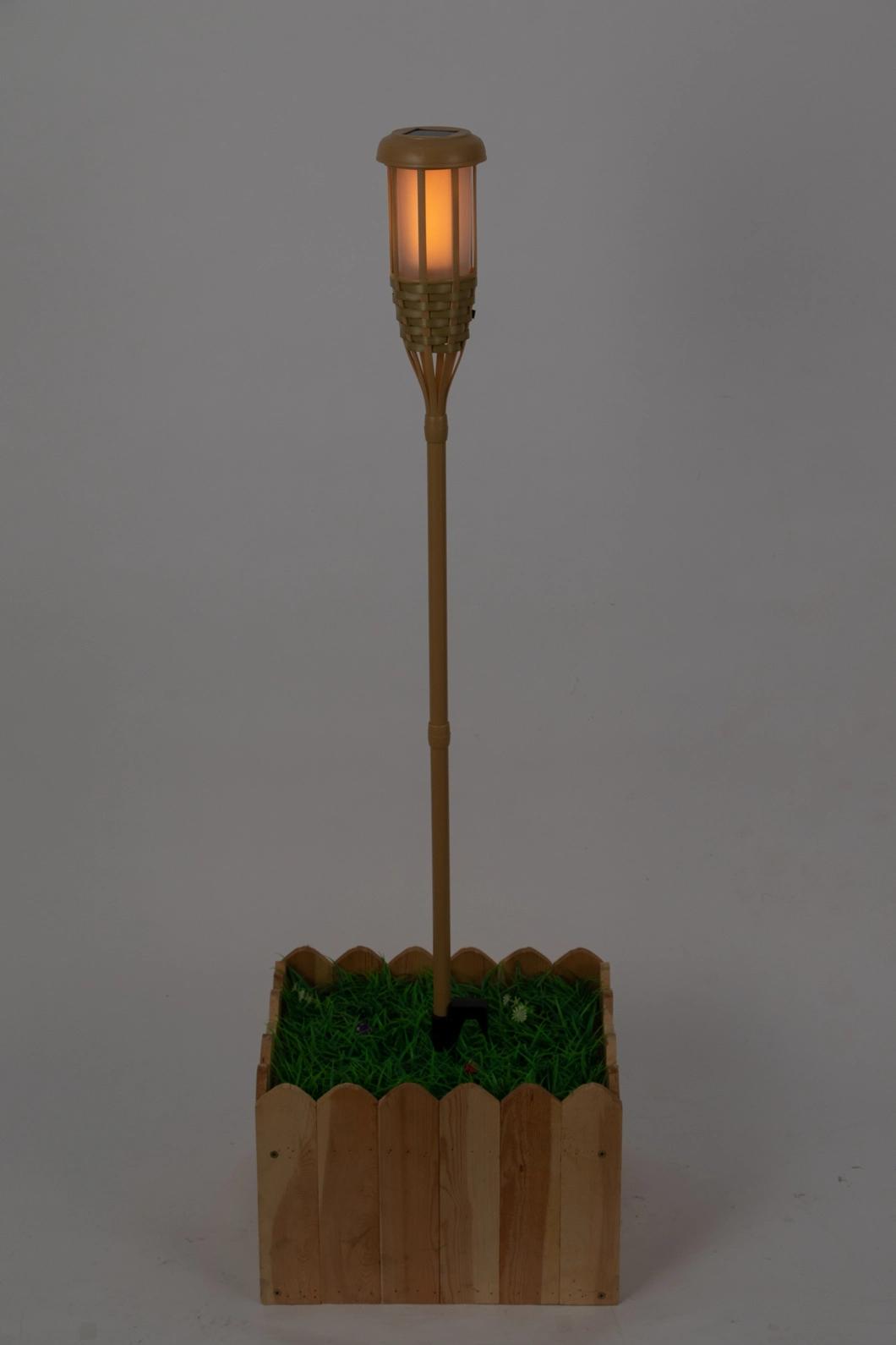 Solar Torch Light with Dancing Flame Garden Lamp