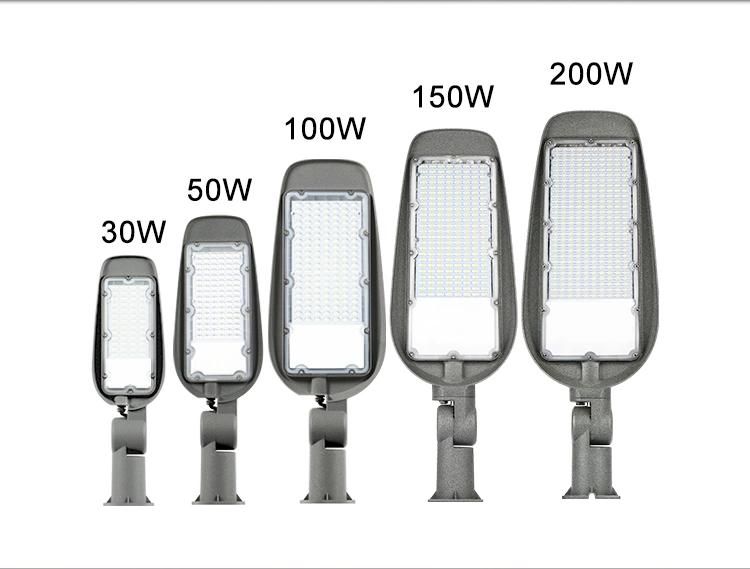 High Quality Aluminum Outdoor Streetlight 100W 150W IP65 All in One All Wattage Basketball Court LED Street Light