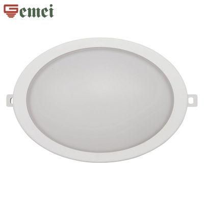 CE RoHS Approved IP65 Milky White Round Moisture-Proof LED Integrated Ceiling Light with Cover
