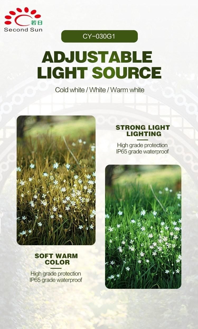 High Quality Motion Sensor LED Solar Garden Light Outdoor