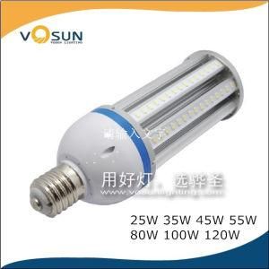 25W 35W 45W 55W 80W 100W 120W Samsung Chip Jn05 LED Corn Light with Fan Cooling IP64 Garden Street Lighting E26/E27/E39/E40 Bulb100lm/W