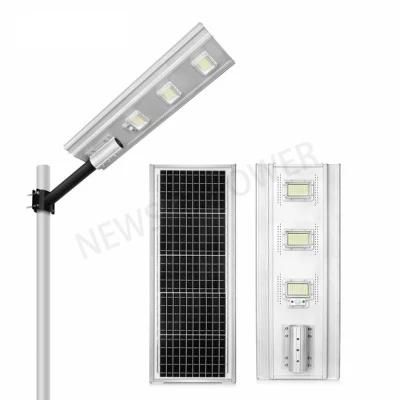 300W Jd Model Outdoor All in One Remote Control Solar LED Street Light with Sensor