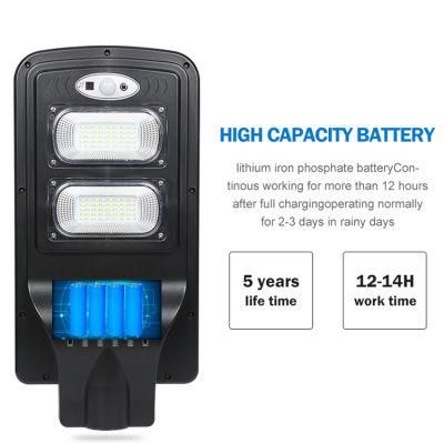 60W High Brightness 12-24V DC or AC 85-270V Solar Battery Garden Lights LED Street Lamp Price