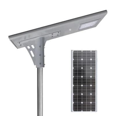 Die-Casting Aluminum All in One Solar Street Light Built in Lithium Battery 60W