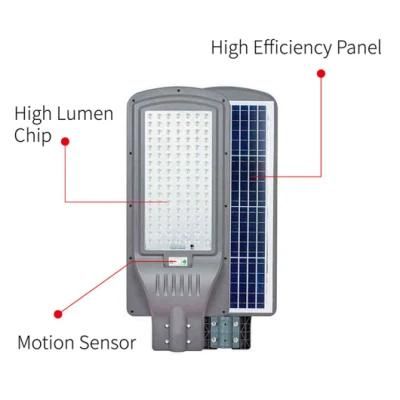 30W 60W 90W All in One Solar Street Lamp Garden Yard LED Solar Lighting Outdoor IP 65 Solar Street Light