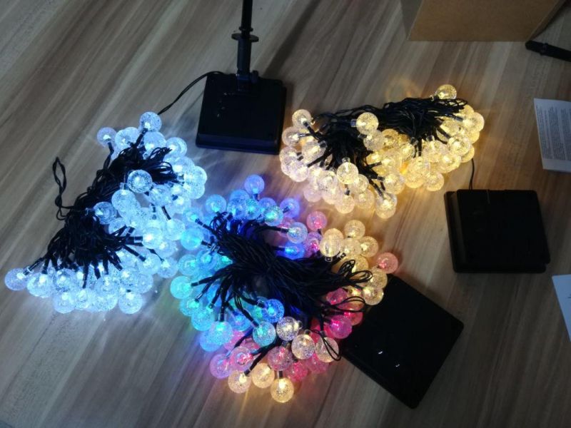 Popular Model Christmas Holiday Decorate Solar Power LED Lamps with CE RoHS