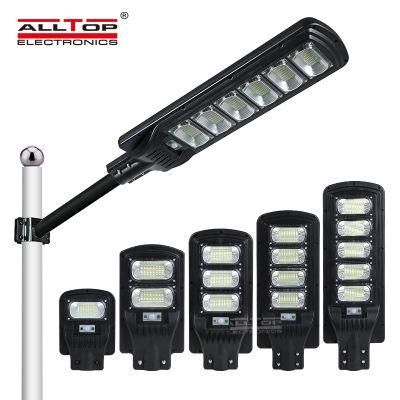 Alltop IP65 Waterproof SMD ABS 50 100 150 200 250 300 W Outdoor All in One LED Solar Street Light