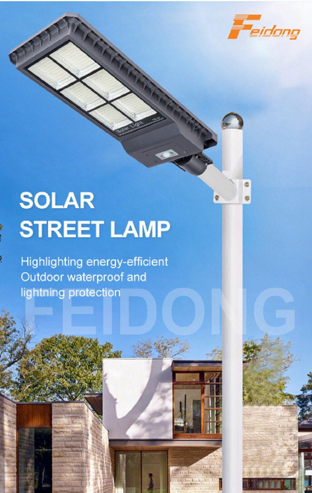 Outdoor Waterproof LED All in One Aluminum 100-300W Solar Street Light