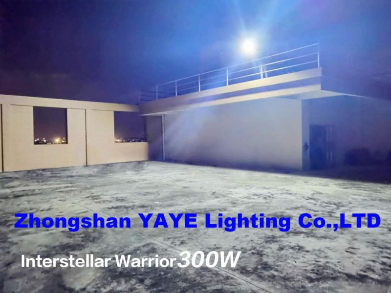 Yaye 18 Hot Sell Newest Design 400W/300W/200W/100W LED Solar Street Garden Road Light with Remote Controller/Radar Sensor/ 1000PCS Stock/3 Years Warranty