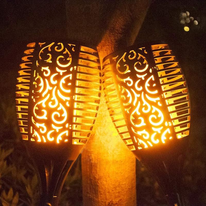 96 LED Flame Solar Waterproof Flame Torch Light Decoration Lighting Garden Outdoor Light