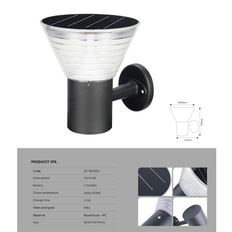 Ningbo Outdoor Garden Pack Lighting New Solar LED Wall Light