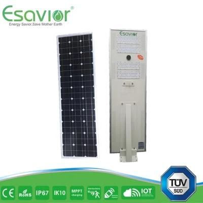 Esavior Iot Online Monitoring as Optional 80W Solar Street Lights Solar Lights Outdoor Lighting