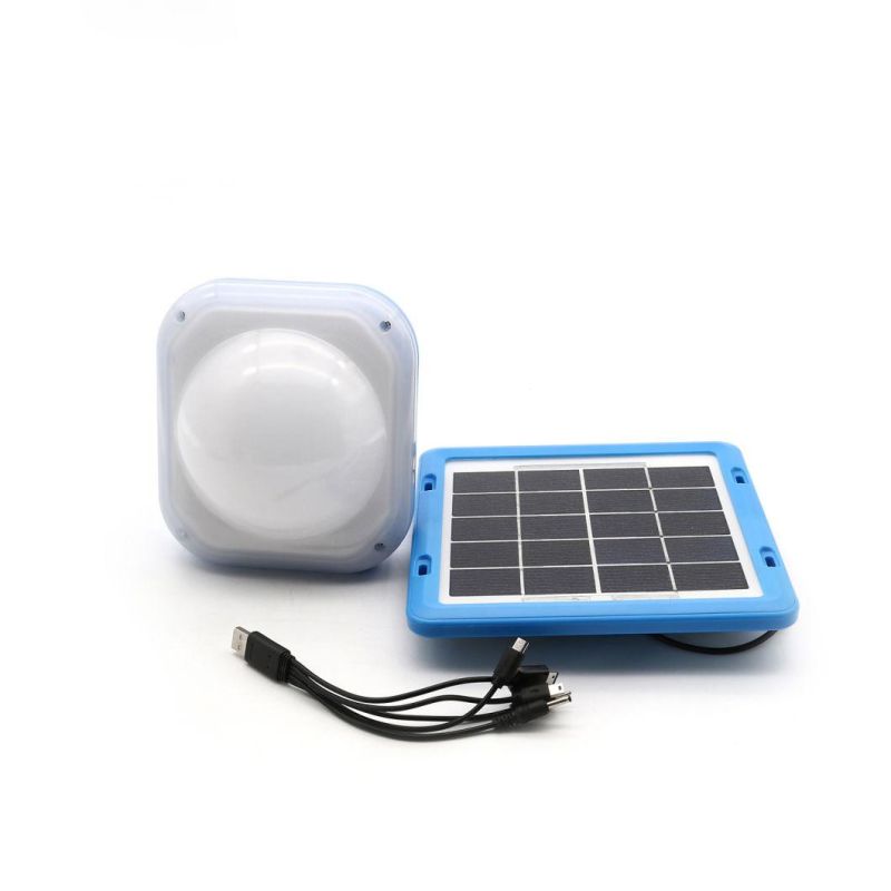 Portable High Quality Solar Lantern/Lamp/Light Support FM Radio, MP3 and Phone Charger