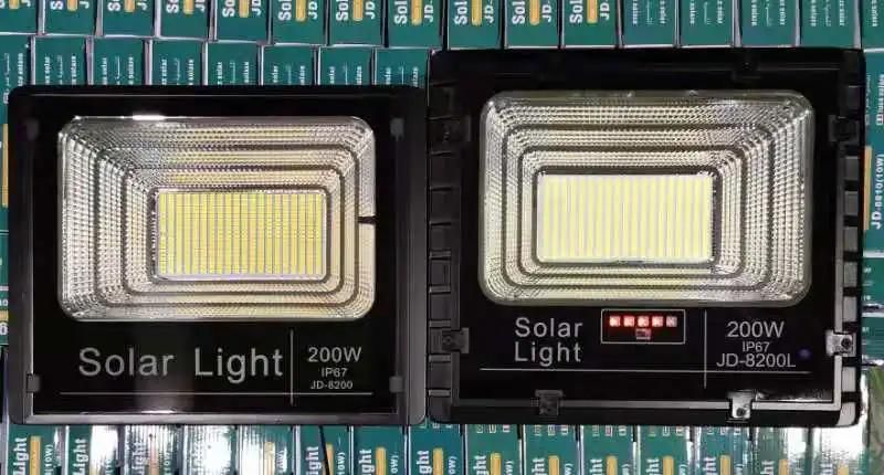 Jd Model High Brightness IP65 Warranty 2 Year LED Solar Flood Light