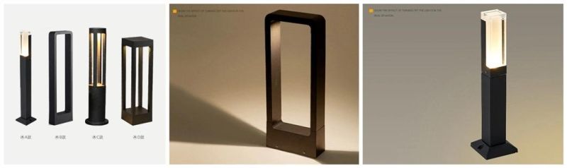 IP65 Solar Lawn Lamp for Garden with Lithium Battery