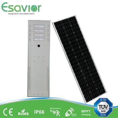 LED 150W Integrated All in One Solar Street/Garden/Wall Lamp 15000 Lumens Solar Powered Outdoor Light Esavior