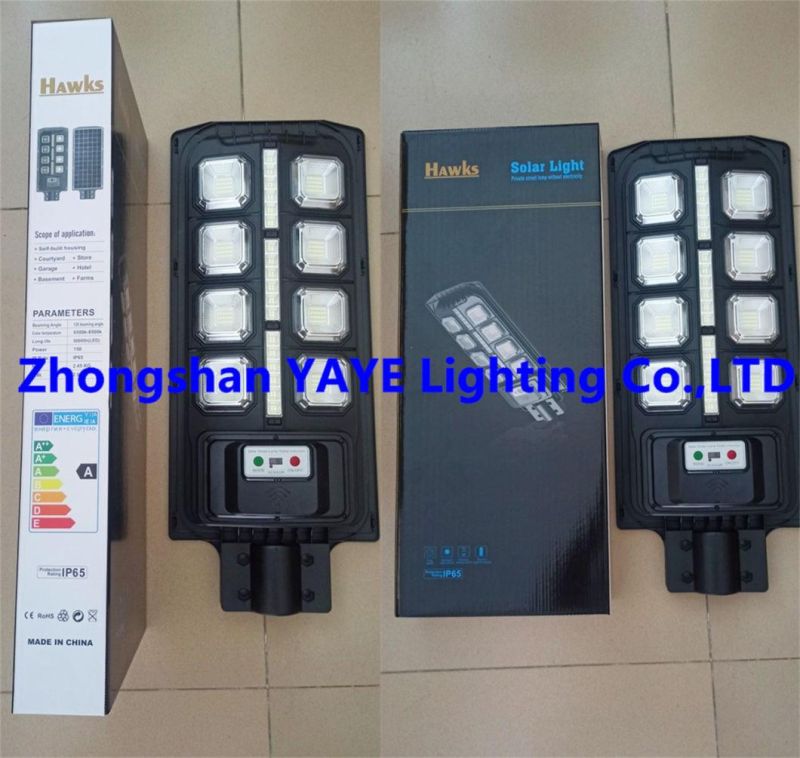 Yaye Hot Sell 300W UFO Solar LED Street Road Garden Wall Light with 500PCS Stock/ Radar Sensor/ Remote Controller/ Pls Contact Zhongshan Yaye Lighting Co., Ltd