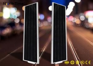 Aluminum Alloy Smart All-in-One Solar Street Lamp with Solarworld Panel