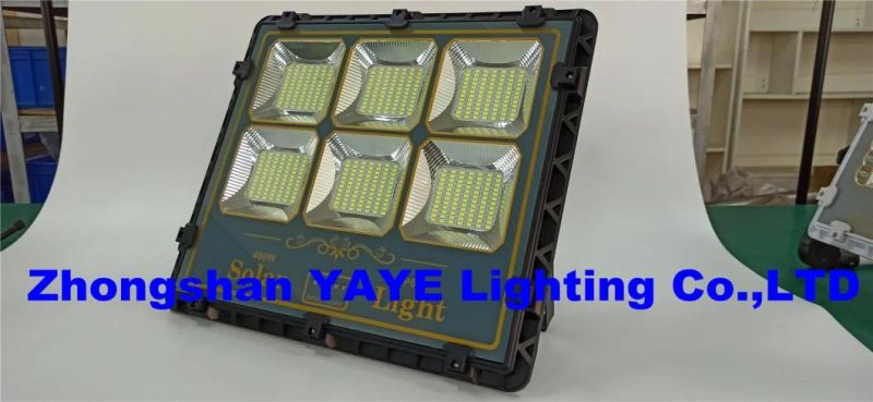 Yaye 2021 Best Sell Newest Design 300W Solar LED Flood Light/300W Solar Garden Light/Solar LED Projector with 3 Years Warranty