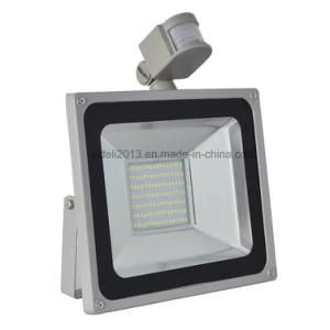 Outdoor IP65 Luminaries 100W PIR Motion Sensor SMD LED Floodlight