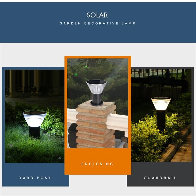 2020 Outdoor Waterproof Garden Park Road Landscape Solar Pathway Decorative Square DC Lawn Lamp