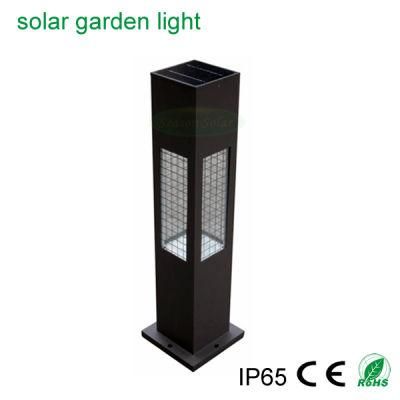 New Square Style LED Lighting Lamp Pathway Bollard IP65 Outdoor Solar Garden Lamp with LED Light