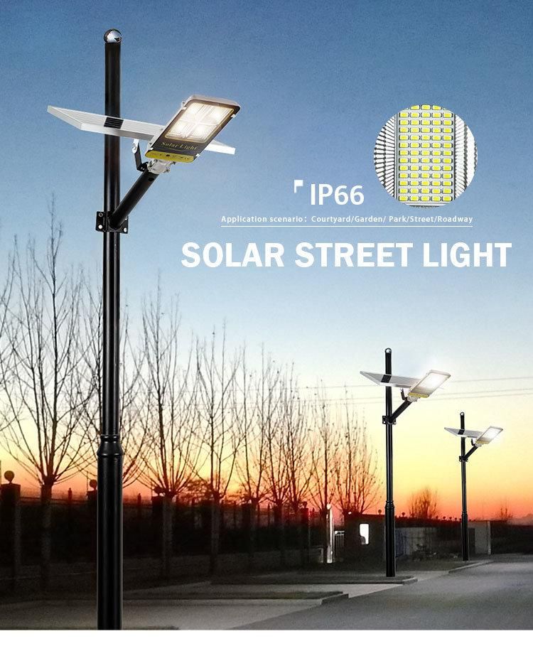 Solar Lamp120W IP65 Waterproof Remote Control Solar LED Street Light