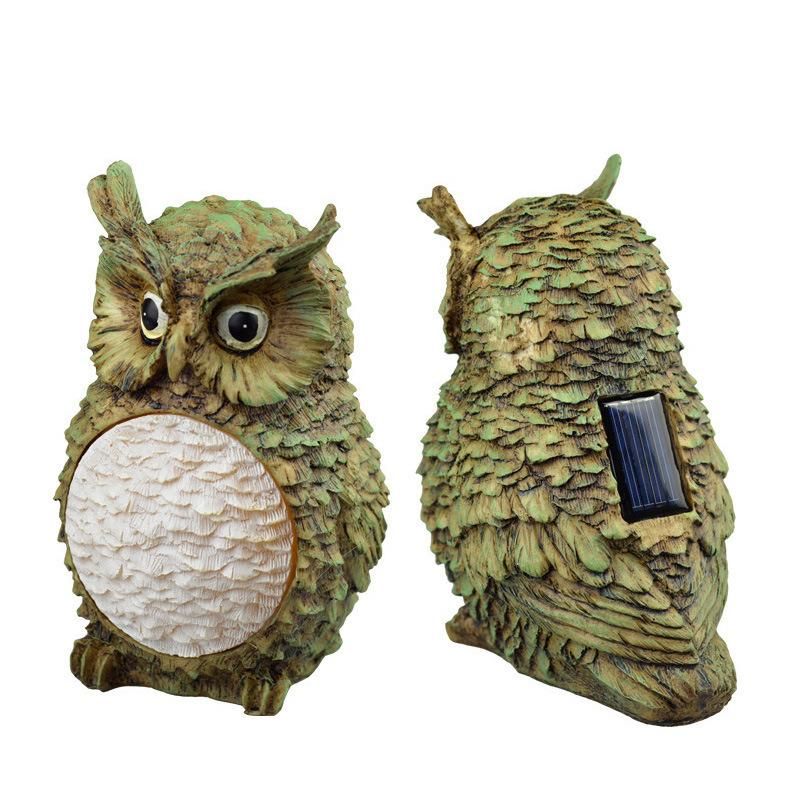 Waterproof Wireless Lighting Owl LED Lights Outdoor Solar Wyz11901