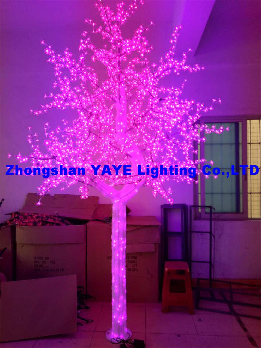 Yaye 18 Factory Price High Quality Ce/UL ABS LED Tree Light/ Outdoor /Indoor LED Cherry Tree Lights