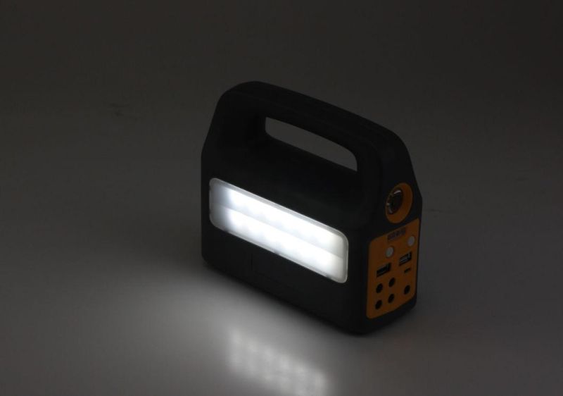 CE Certificated 5W LED Solar Light with LiFePO4 Battery/Toch Light/Reading Light/Mobile Phone Charging Cables