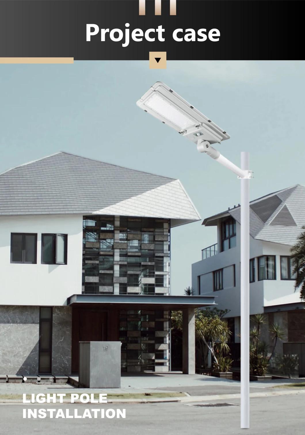 New Arrival High Performance Boom Bracket Solar LED Integrated SMD Street Light with Remote Solar Street Light for Road