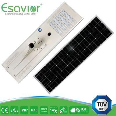 Esavior 80W 14400lm All in One Integrated LED Solar Street/Garden/Road Light for Outdoor Waterproof