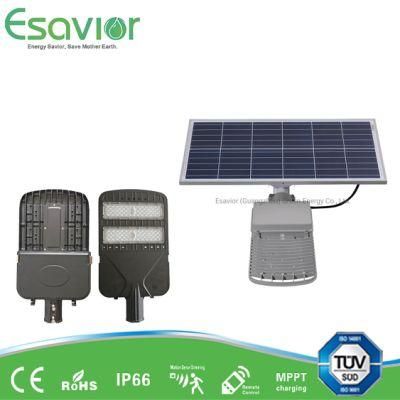 Esavior 80W Energy Saving Outdoor Solar Security Lighting LED Street Flood Light with 3 Years Manufacturer Warranty
