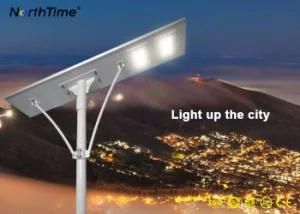 Solar Powered Street Light LED Outdoor Lighting Fixture with Sensor 6 Watt - 120 Watt