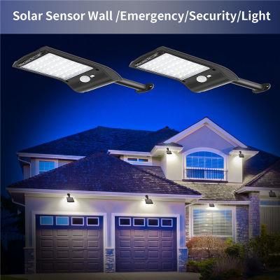 Motion Sensor LED Solar Lights Outdoor Wall Light with Waterproof Solar Powered Lights