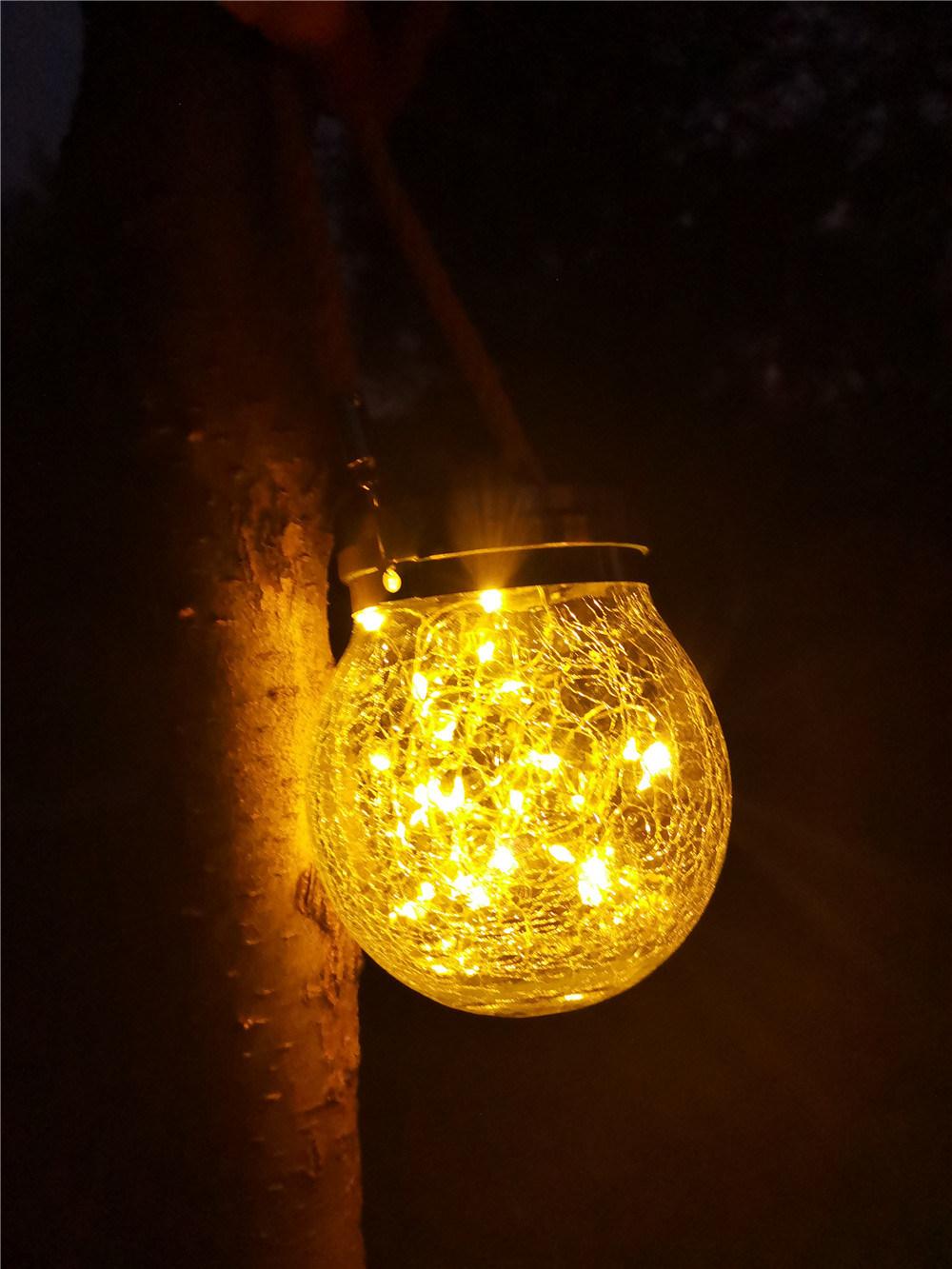 Outdoor Waterproof Wholesale Price Solar Hanging Lamp for Garden Windowsill Patio Trees