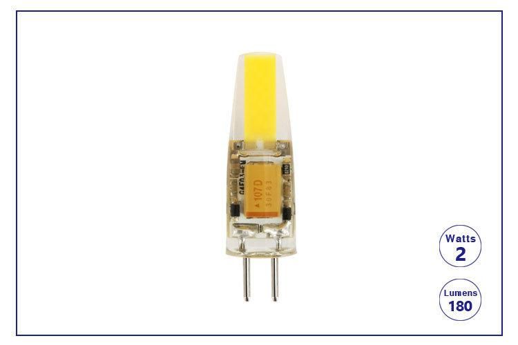 Lt104A1 2W 20W Halogen Bulb Equivalent Silicone Construction G4 LED Light Bulbs for Landscape Lighting Fixtures Garden Lights